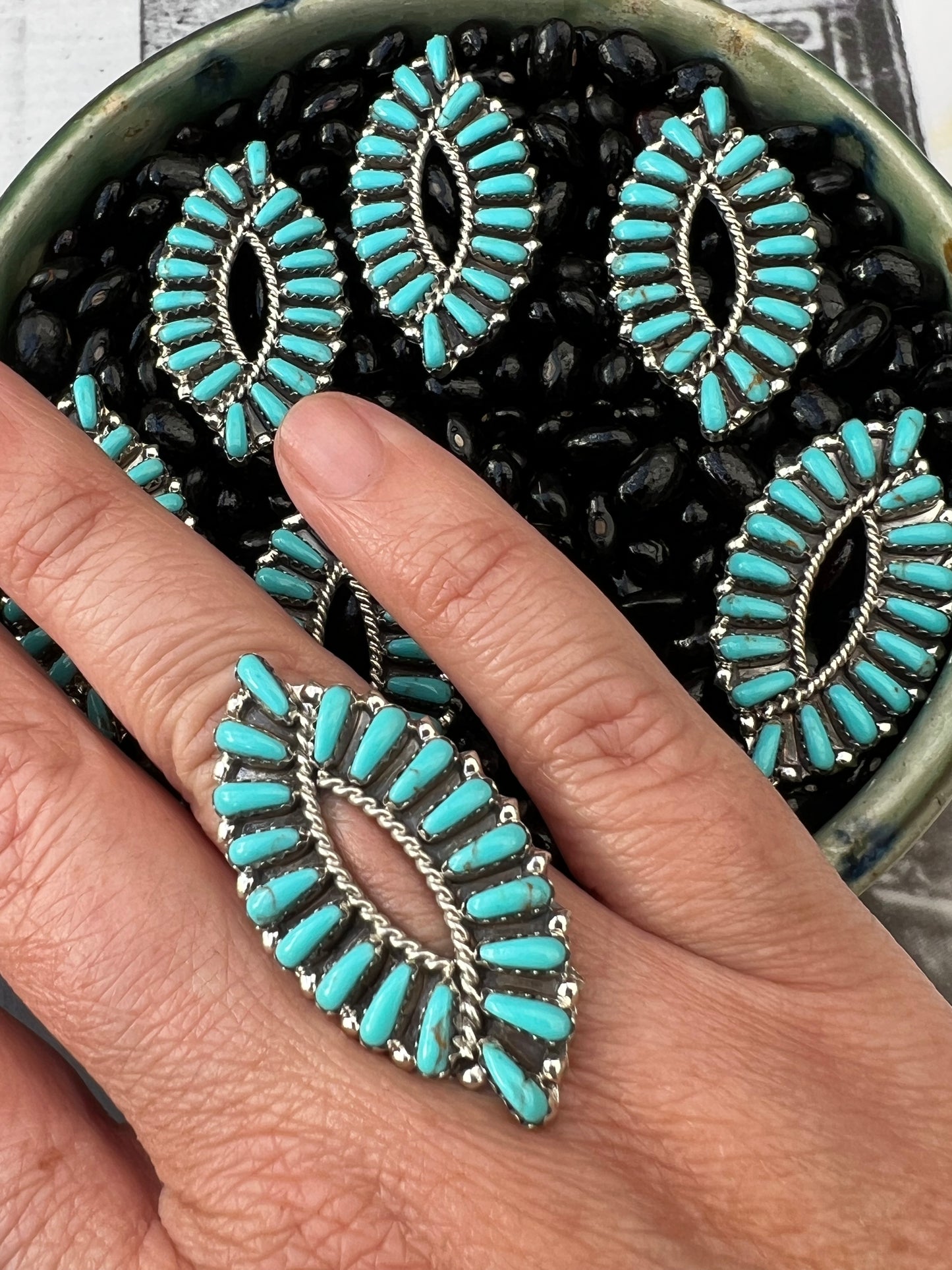 War Horse Native American Cluster Ring