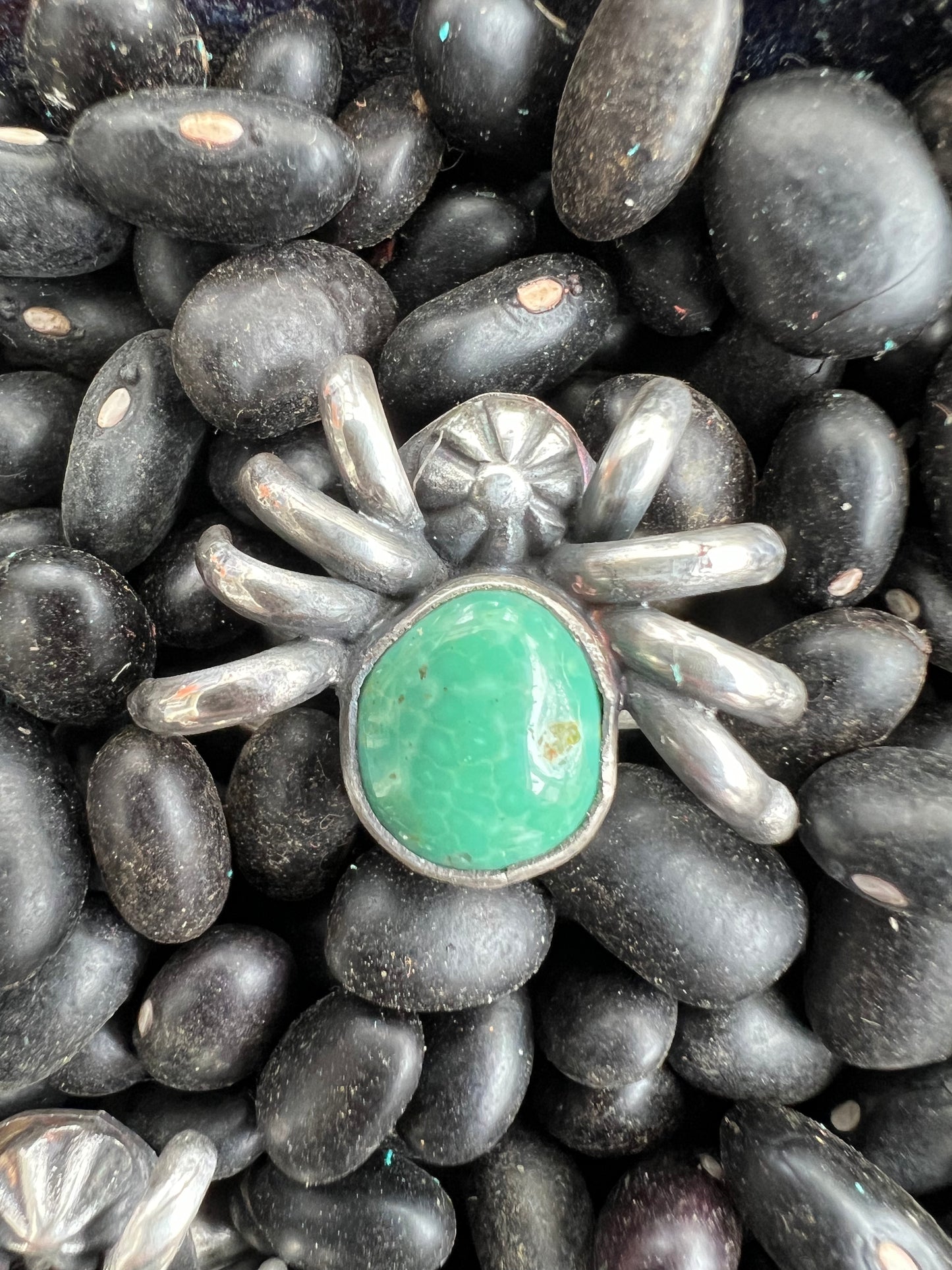Turquoise Spider Ring