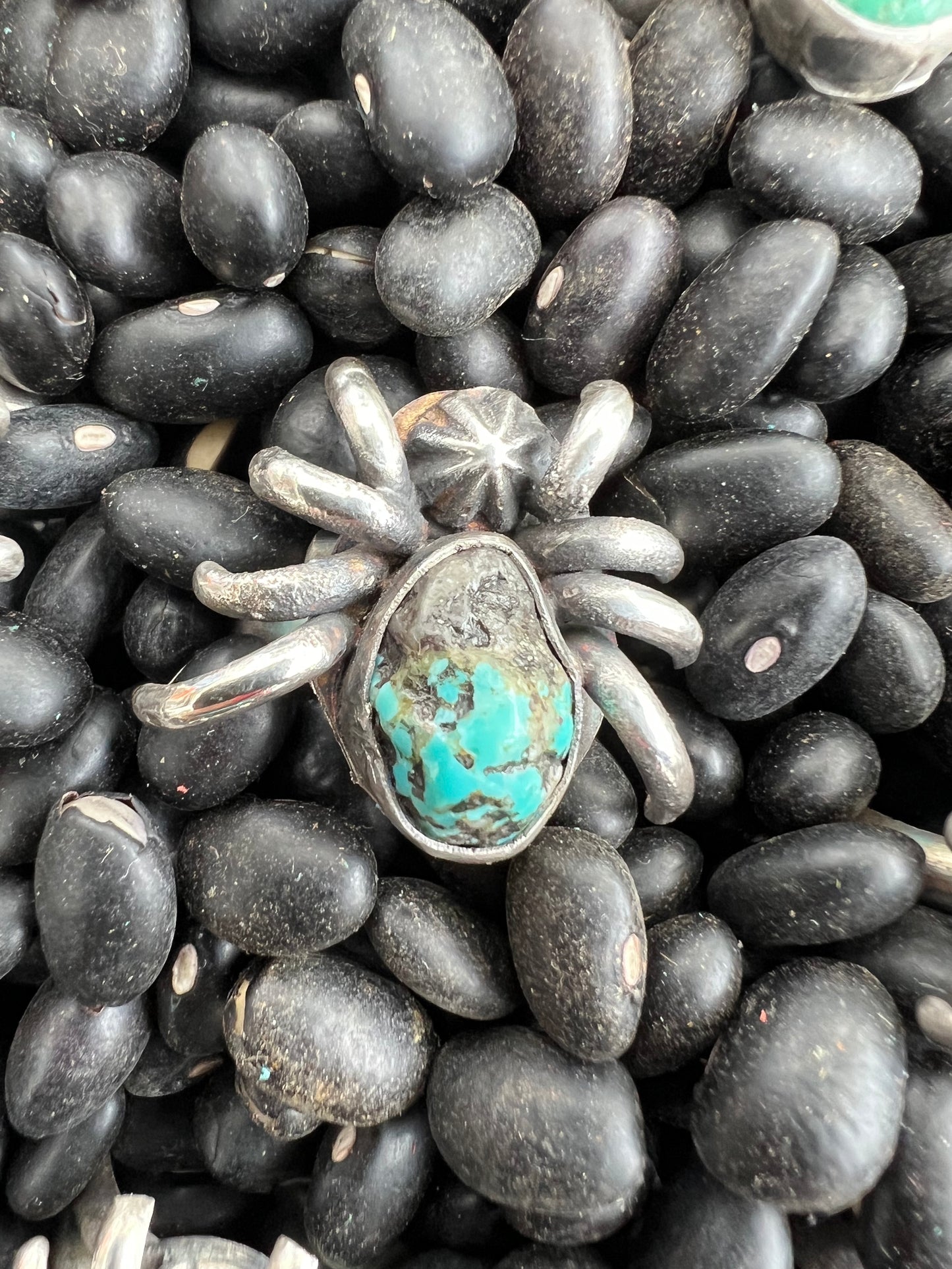 Turquoise Spider Ring