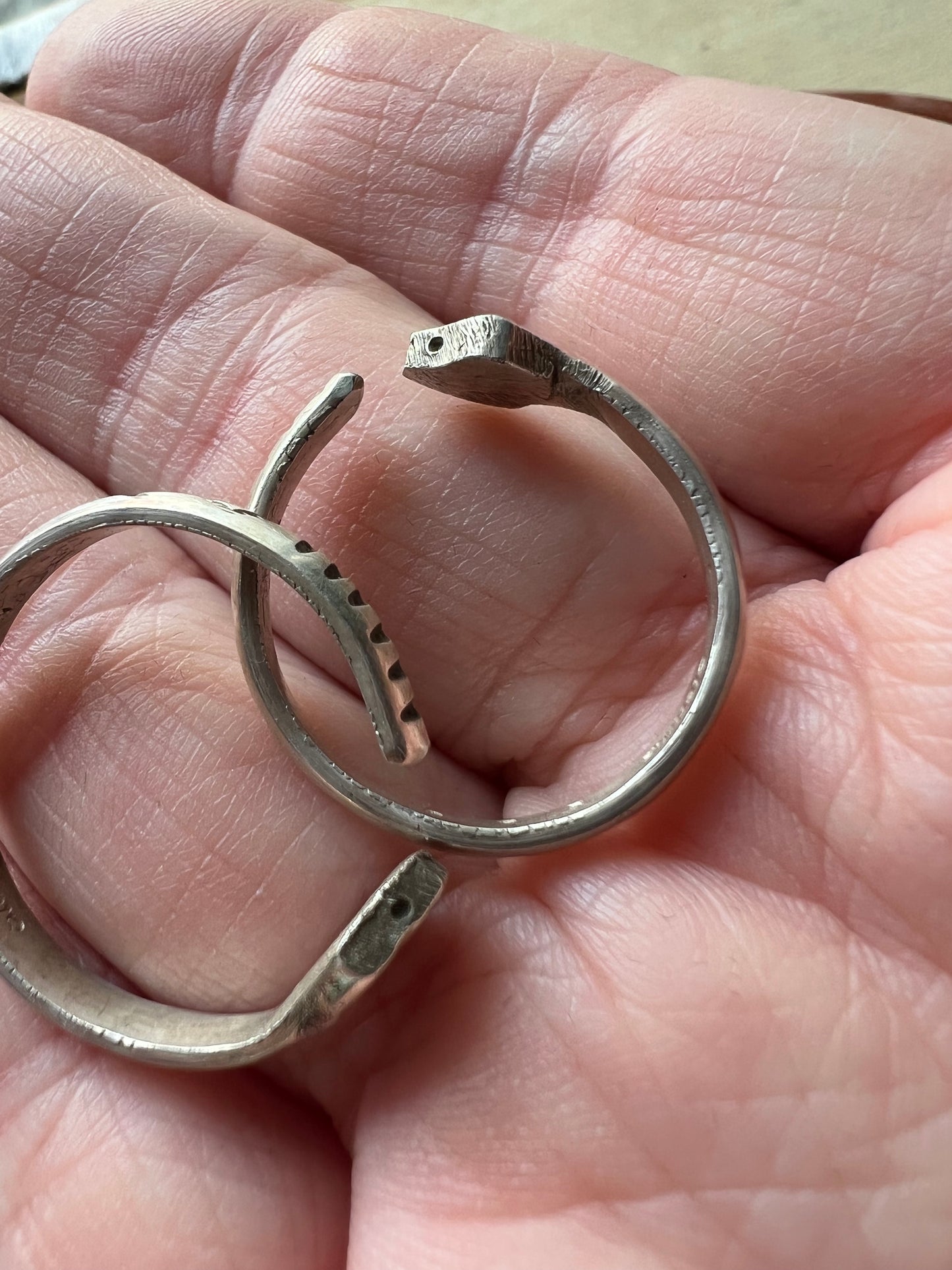 Sterling silver Snake stacker Ring
