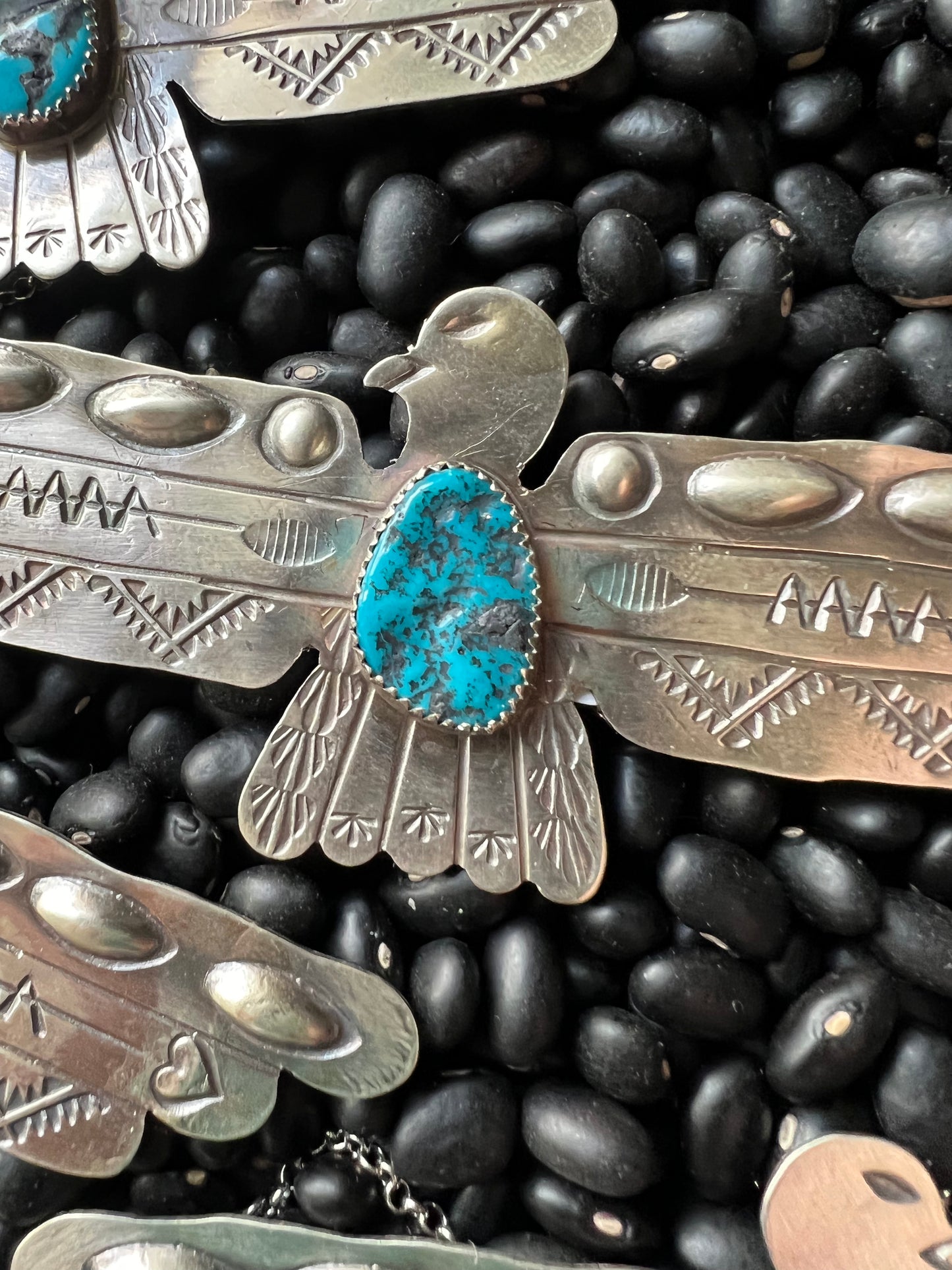Large Thunderbird Turquoise Necklace