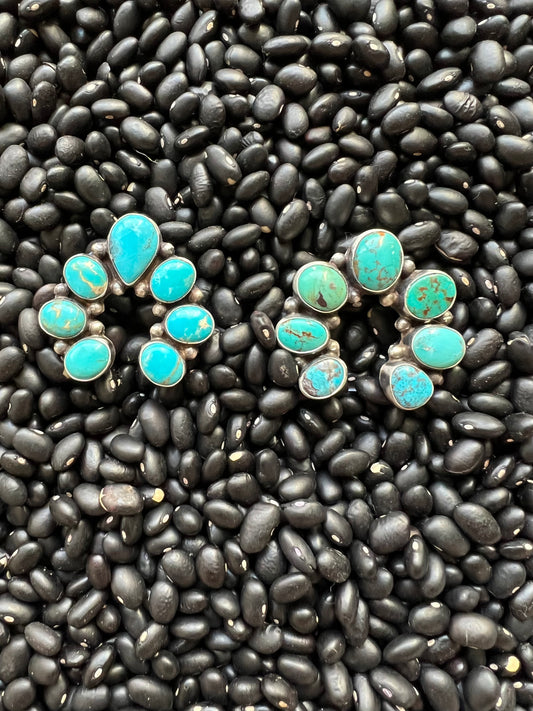 7 stone Turquoise Naja Ring size 10’s