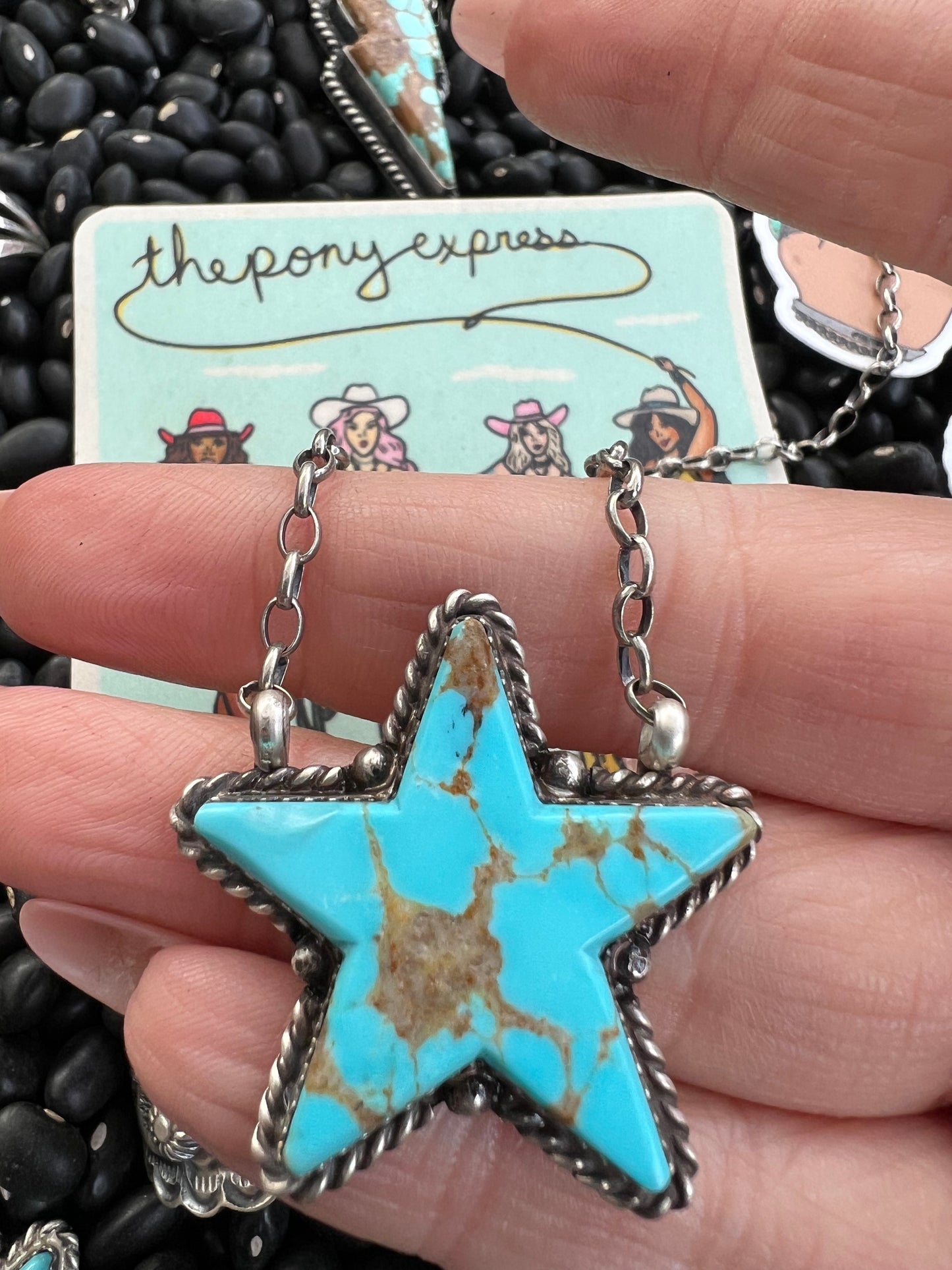 Turquoise Star Necklace