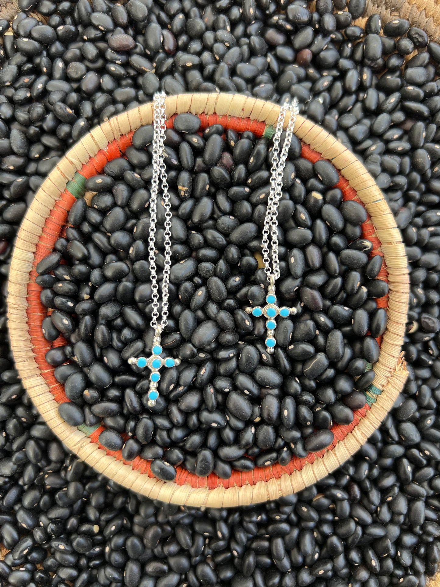 Turquoise Cross Necklace
