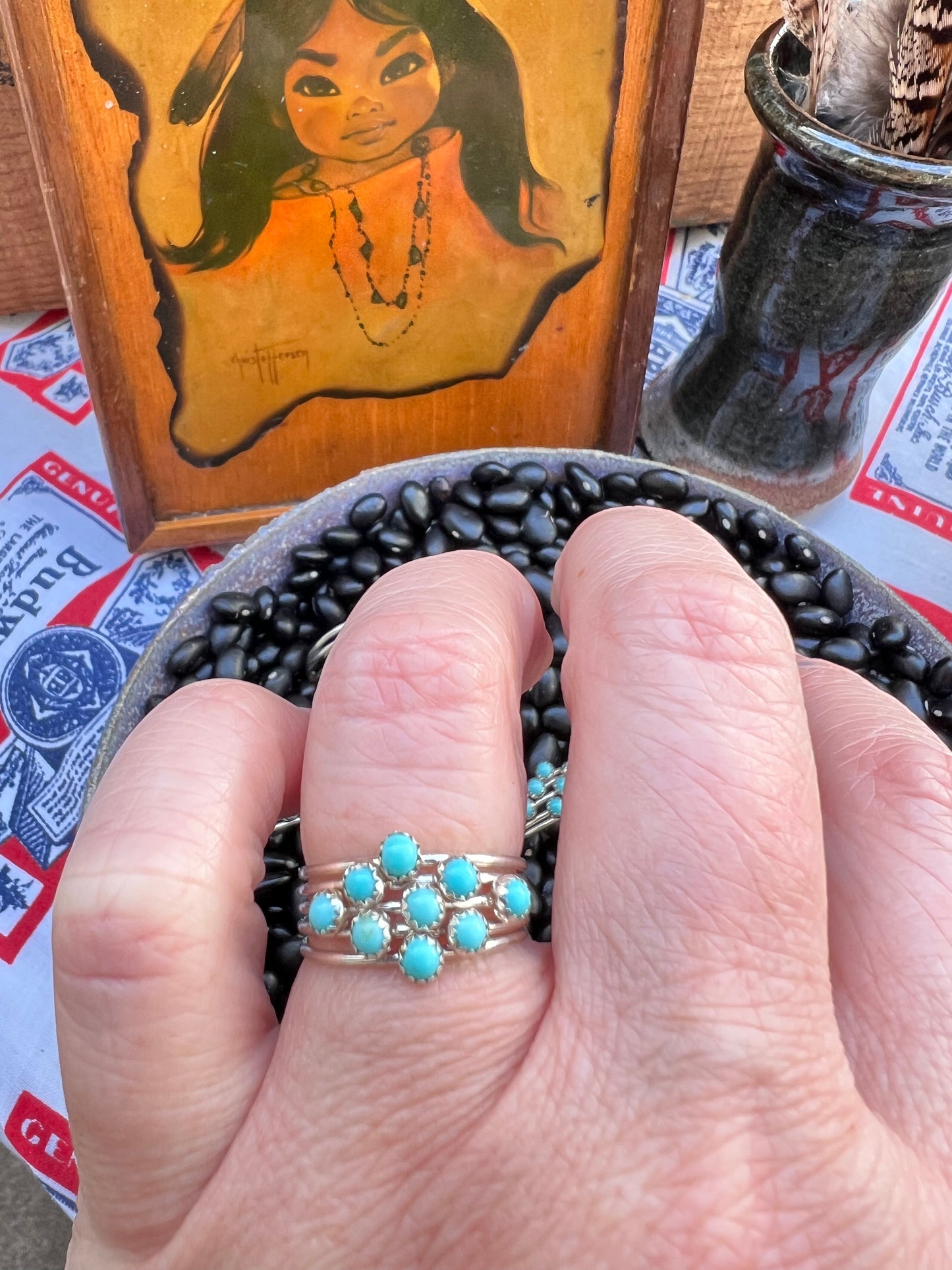 Spinner Turquoise Ring